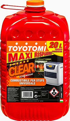 20 Liter Petroleum - Toyotomi CLEAR20L Ultra Geruchsneutral, kompatibel mit allen Öfen, Japanische Exzellenz